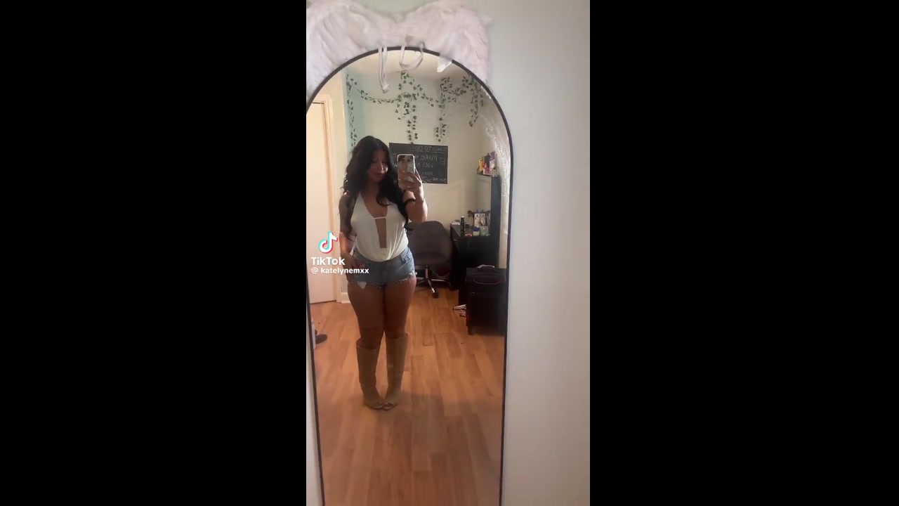I fucked this wetback Mexican teen puta from tic tok with my huge bbc deep I got her pregnant 01