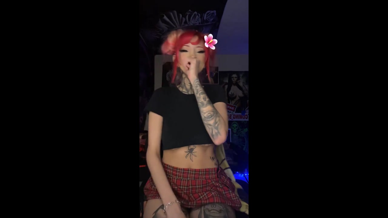 Tiktok live txd0llz x0d0llz archive tatted goth baddie freak 30