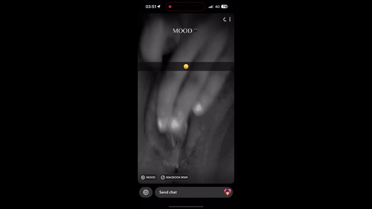 Black Snapchat ewhore loves showing her pussy for BWC 01