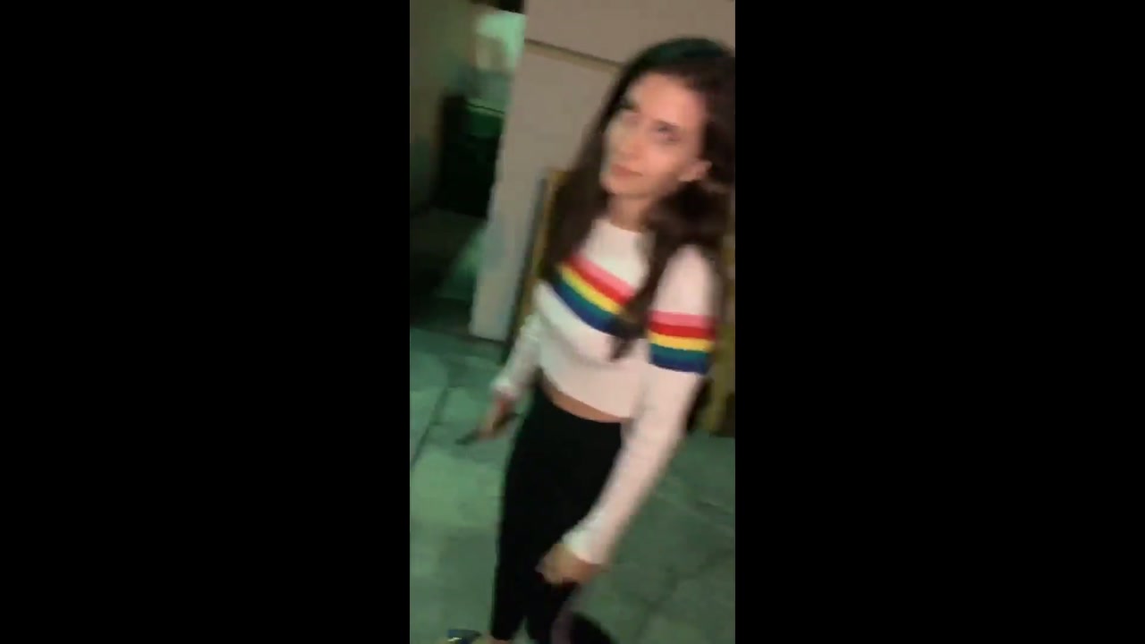 Snowbunny whore roughly fucked on streets 02